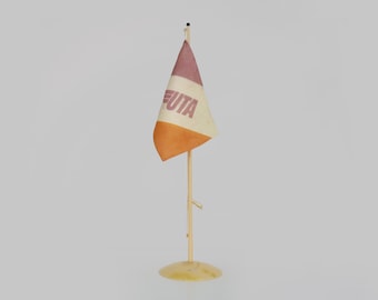 RARE flag pennant UTA airline counter flag