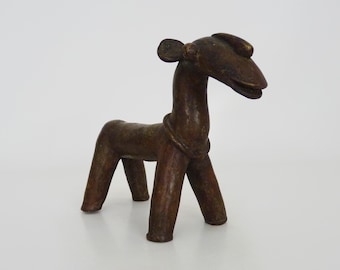 Old Genius Statue Duru Vere Ethnic Group Gongola Region. 19th Century. Primitive Art