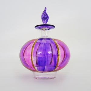 Parfümflasche aus Muranoglas aus der Mitte des Jahrhunderts, Italien. Die 50er Jahre