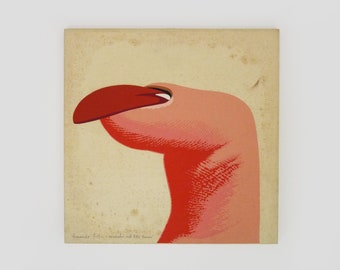 Marabu dell'alto Kenia screenprint by Armando Testa, 1976