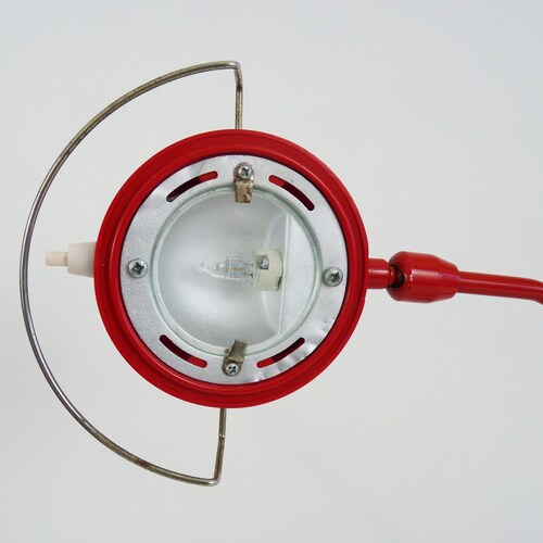 Harry Allen tripod shops lamp on wheels Kila Lamp model for Ikea, 2001