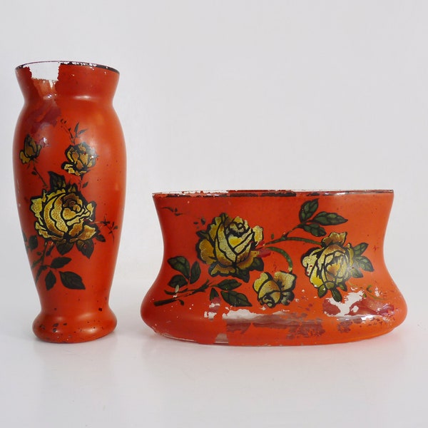 Old Fireplace Vase Etsy