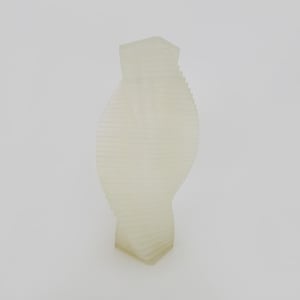 Soliflore vase in helical resin signed T.Perez