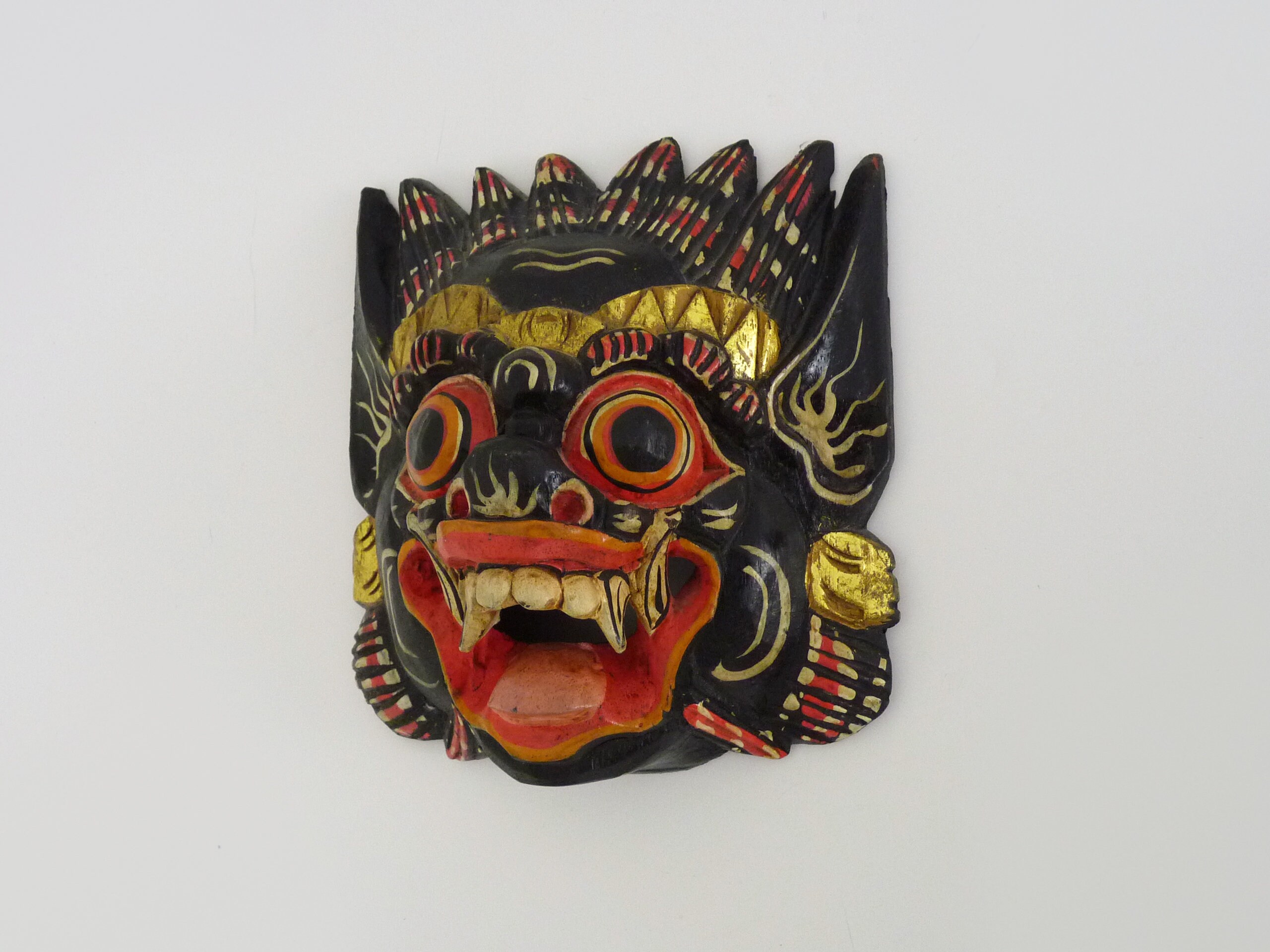 Indonesian Mask Barong Mask Balinese Mask in Carved and Hand - Etsy