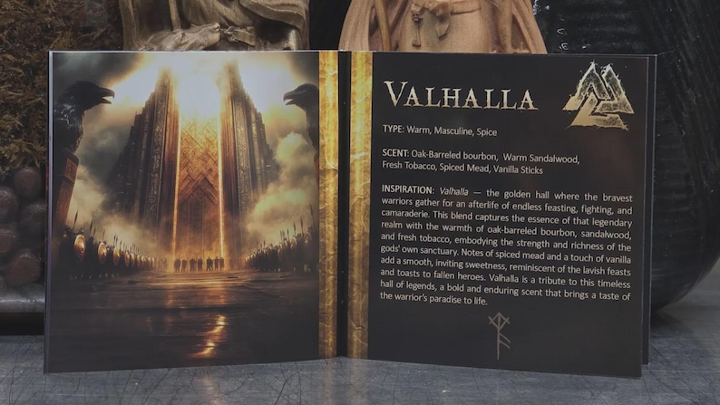 Valkyrie Scent Booklet [EXTRA] - One is Included in Every Order, This ...