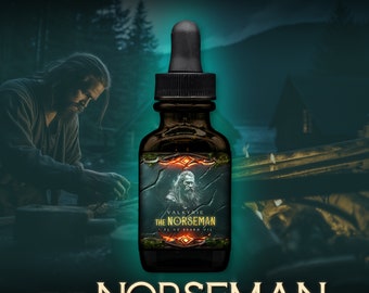 Viking Beard Oil ᛟ Scent: THE NORSEMAN • Viking Gifts For Men • The Best Beard Gift For Him