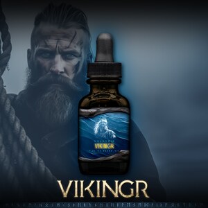 Viking Beard Oil ᛟ Scent: VIKINGR • Viking Gifts For Men • The Best Beard Gift For Him