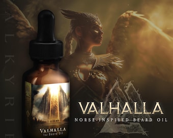 Viking Beard Oil ᛟ Scent: VALHALLA • Viking Gifts For Men • The Best Beard Gift For Him