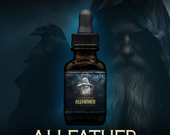 Viking Beard Oil ᛟ Scent: ALLFATHER • Viking Gifts For Men • The Best Beard Gift For Him