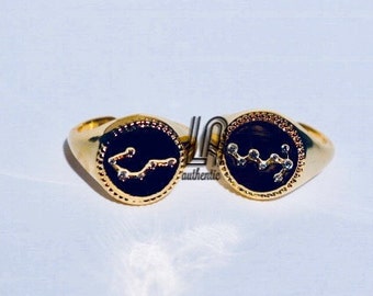 Gold Sternzeichen Sternbild Ring