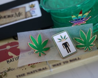 Kopf Hohe Emaille Unkraut Pin