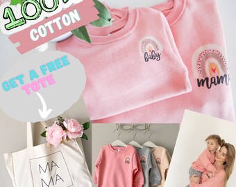 matching mom and baby sweaters