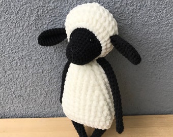 crocheted sheep