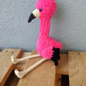 crocheted flamingo image 3