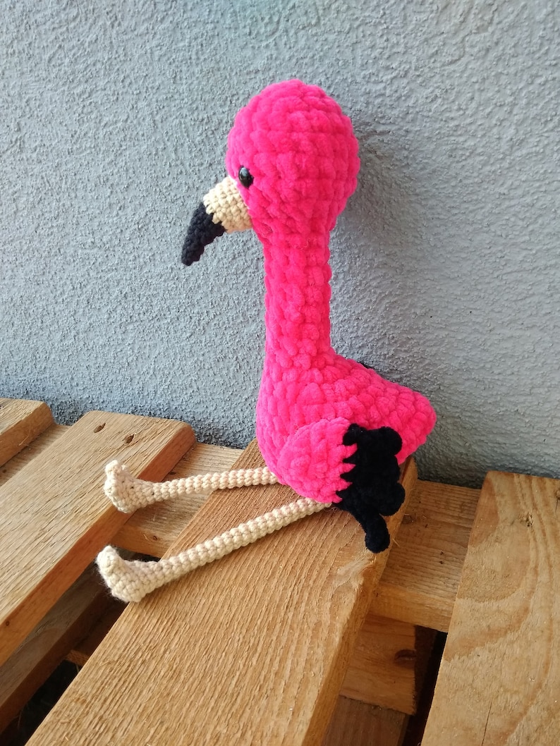 crocheted flamingo image 2