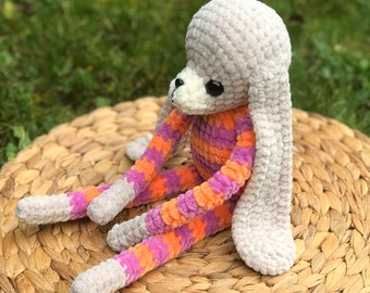 crocheted rabbit