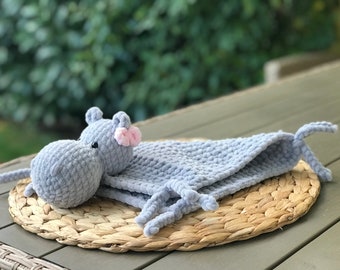 crocheted hippopotamus