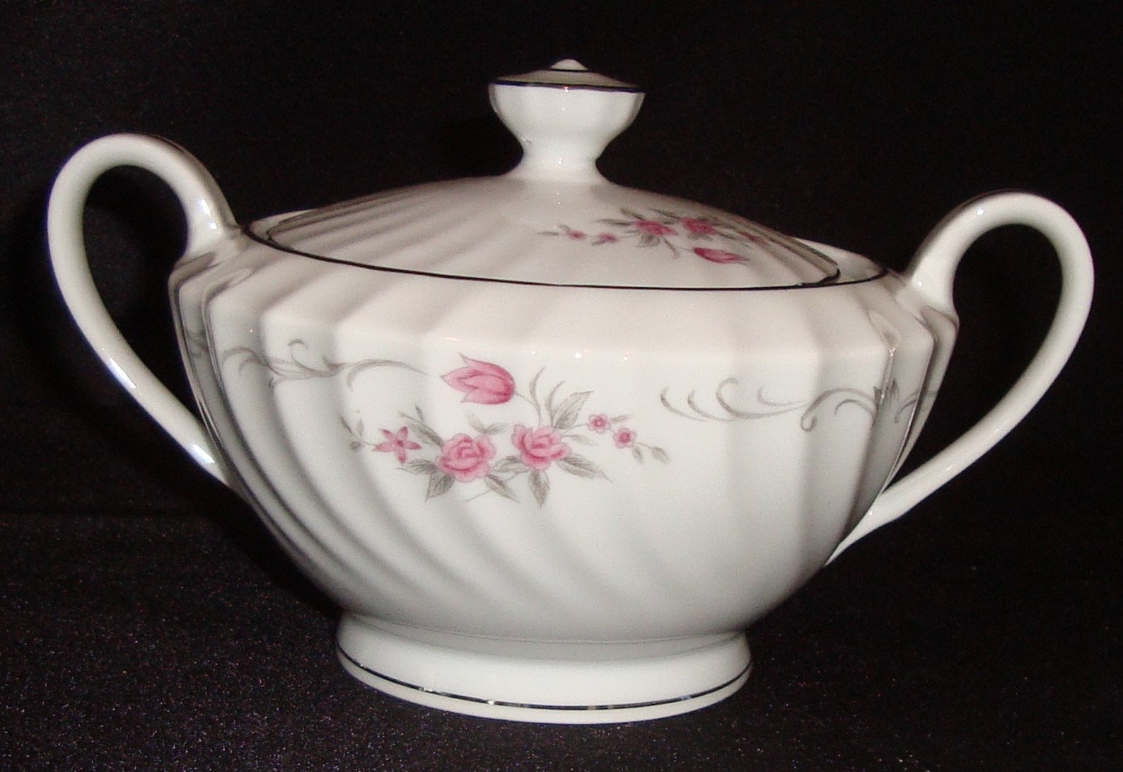 Chateau Rose fine china creamer & sugar bowl Japan Etsy