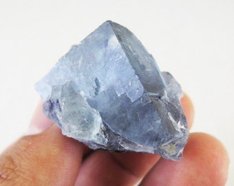 1.8インチ 蛍石 -47g 銀都鉱山 内モンゴル 中国 - 青紫水晶クラスター
