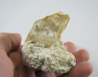 2.6&quot; Top Quality Calcite 110g Gem - Elmwood Mine, Tennessee. Beautiful natural gemmy crystals. Mineral Specimen. M3914