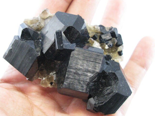 2.9インチ ショール トルマリン & クォーツ - エロンゴ ナミビア