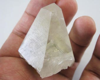 2.0&quot; Calcite w/ Phantom- Iowa. 76g Beautiful natural crystal cluster. Marcasite included crystals Linwood. Rock and Mineral Specimen. M33067