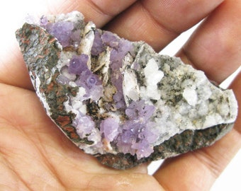 2.8 インチ アメジスト クォーツ - 52g - インド。美しい天然の紫色の
