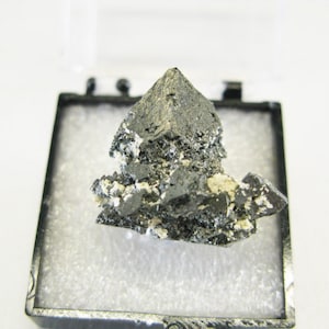 RARE! Tetrahedrite Crystals- Peru. sharp crystal crystal cluster. Thumbnail Rock and Mineral Specimen. Metaphysical Healing Charka N1810A