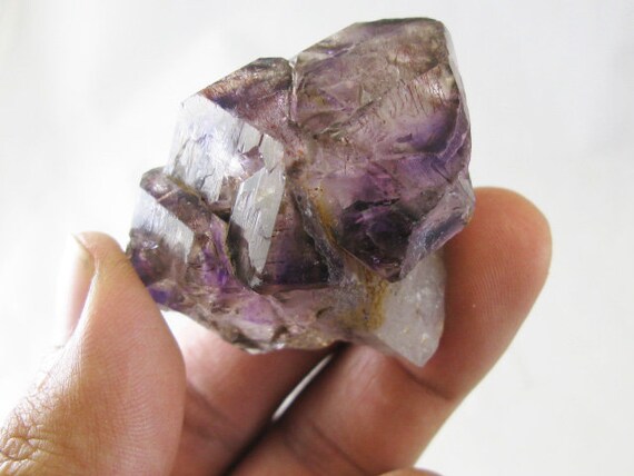 アメジスト　ジンバブエ産　シャンガーン　原石　鉱物標本　セプター　水晶 2.0インチ アメジスト - ジンバブエ、チブク鉱山 シャンガーン 64g 紫