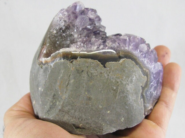 珍しい❣️ウルグアイ產アメジストクラスター原石（卵型) 珍しい❣️ウルグアイ產アメジストクラスター原石（卵型)