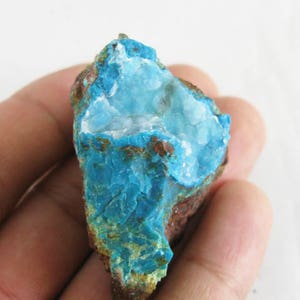 2.1インチ クリソコラ & クォーツ ドゥルージー - 45g ペルー 美しい