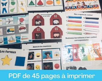 Livre d'activités pour enfants (Bambin)