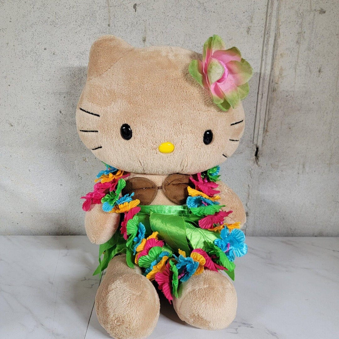 Build A Bear Hello Kitty Tropical Sun Kissed Tan Plush