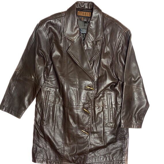 Siena Studio Dark Brown Leather Jacket 