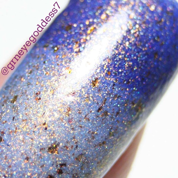 The Samurai - Indigo blue to copper shimmer THERMAL-Summer Metals and Multichromes Collection