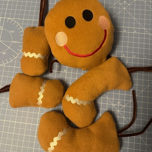 5x Pieces - Gingerbread Wreath Attachment (NOT the completed wreath)