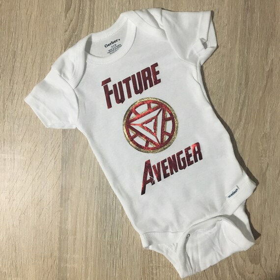 ironman baby onesie