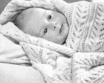 BYS Vintage Strickmuster Baby Capes & Schals 1930er Jahre 3-fach Garn und 3,75mm Nadeln #146