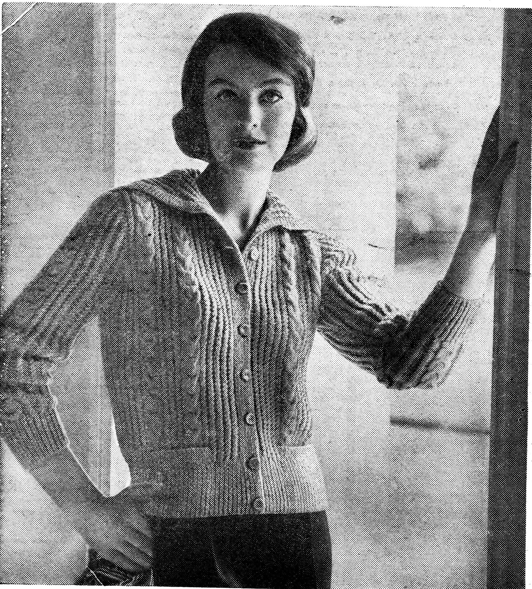 PDF Vintage Ladies Cable & Rib Jacket Knitting Pattern Classic