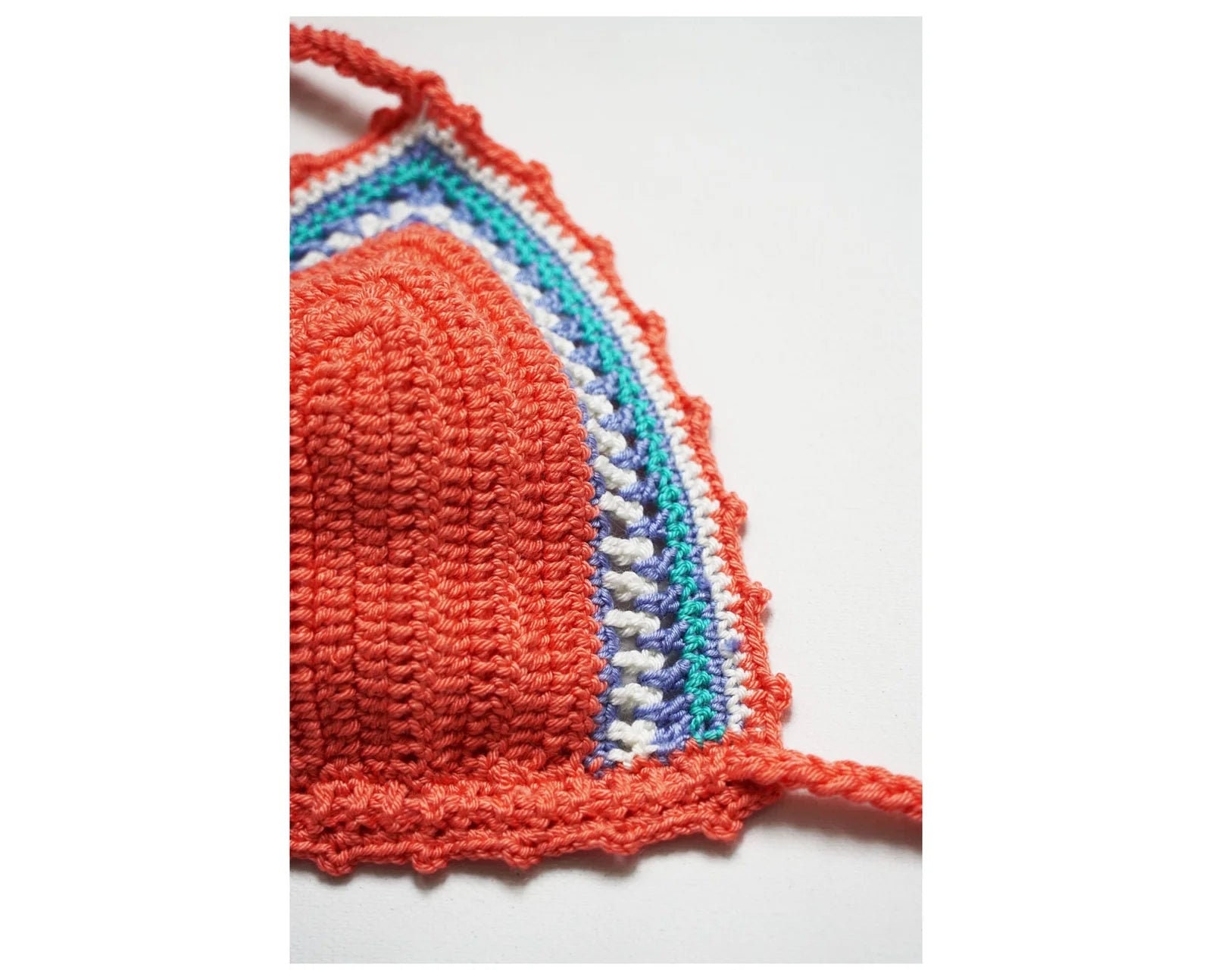 Pocahontas crochet bikini and necklace set