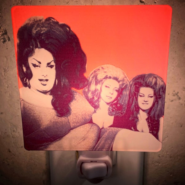 Female Trouble Night Light Christmas Gift John Waters Divine Dawn Davenport Vintage Cult Classic Underground Cinema Art 60s 70s Drag Queer