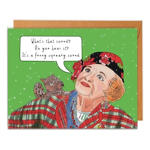 Carte de vœux tante Bethany | Carte de Noël drôle | Vacances de Noël National Lampoons |