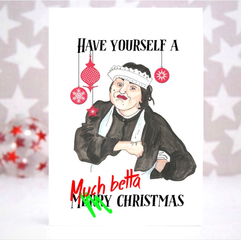 Baga Chipz Christmas Card with caption Much betta Christmas as one of the queer gifts for 2019
