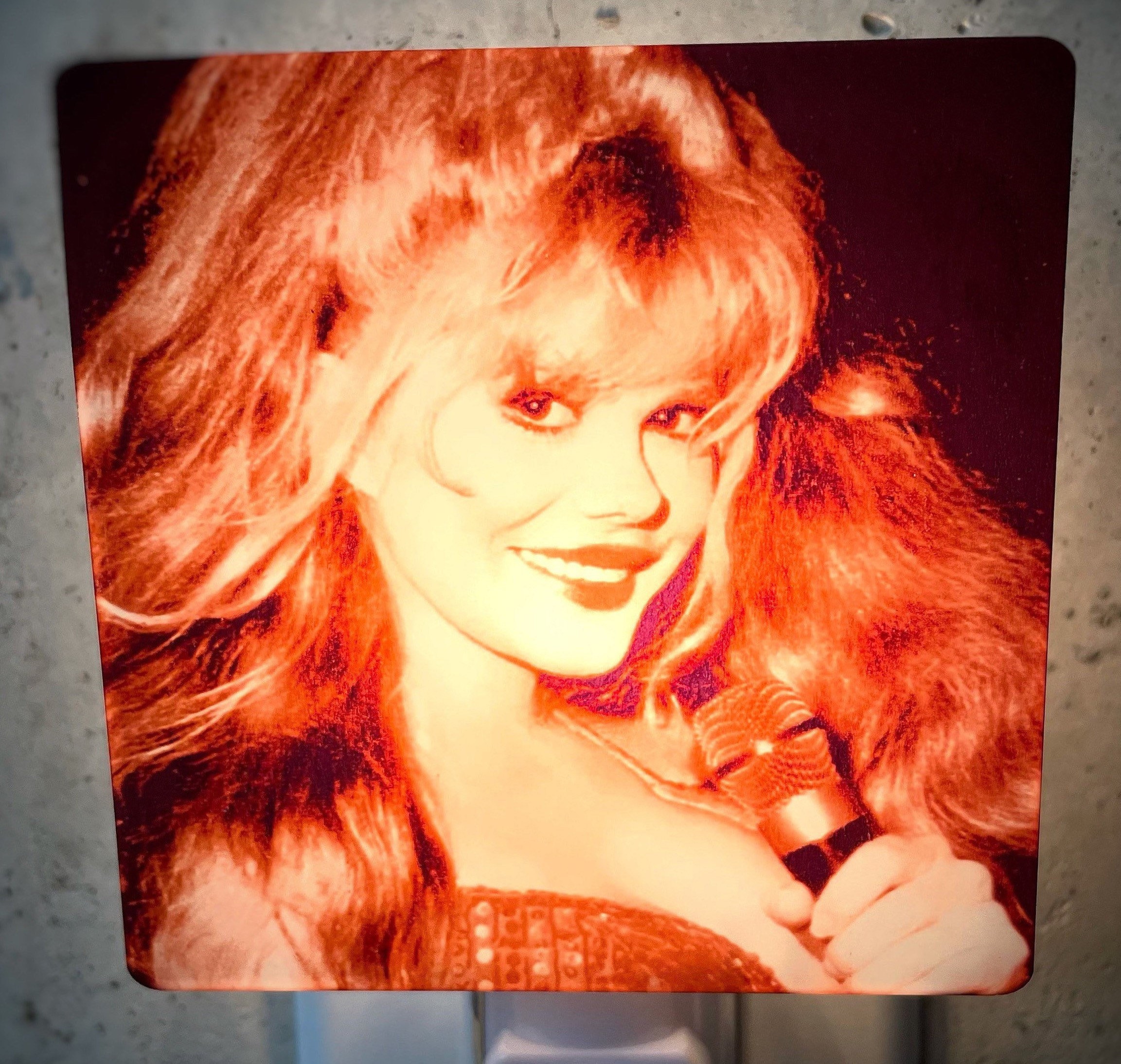 Charo Night Light: Handmade Retro Pop Culture Home Decor