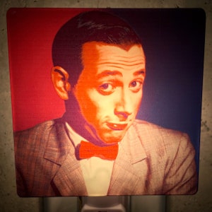 Pee Wee Herman Night Light: Retro 80s Pop Culture Decor