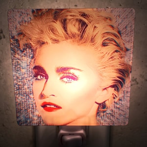 Madonna Night Light: Retro Pop Culture Decor