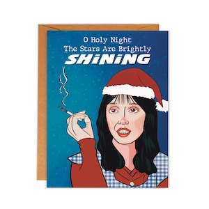 Carte de Noël de Wendy Torrance | Carte drôle | Carte d'horreur | Le brillant | Kubrick