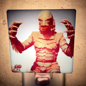 Creature From The Black Lagoon Night Light: Retro Horror Home Decor