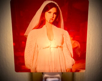 Lana Del Rey Night Light: Handmade Pop Culture Decor