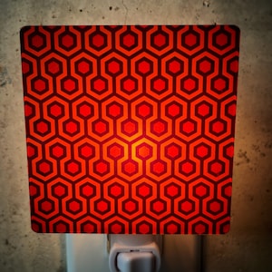 The Shining Overlook Hotel Carpet Night Light: Horror Decor